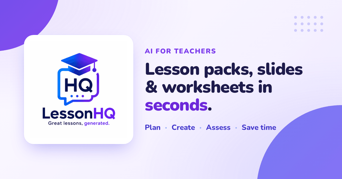LessonHQ social card